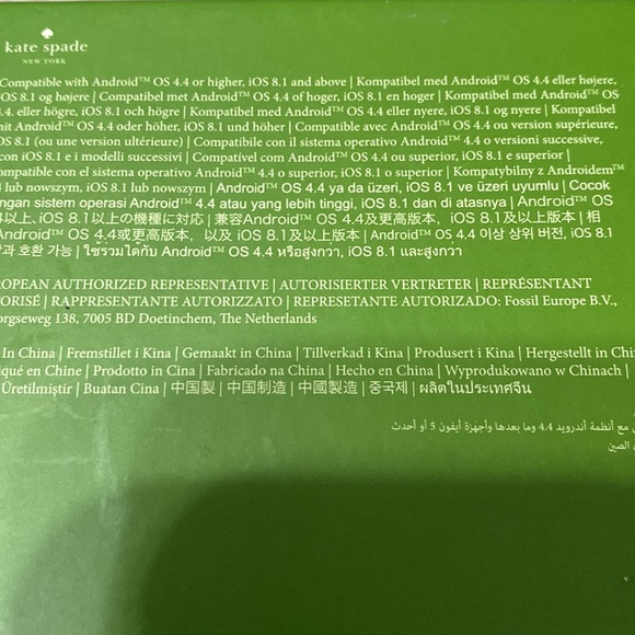 Kate Spade blue tracker NWT - Picture 6 of 7